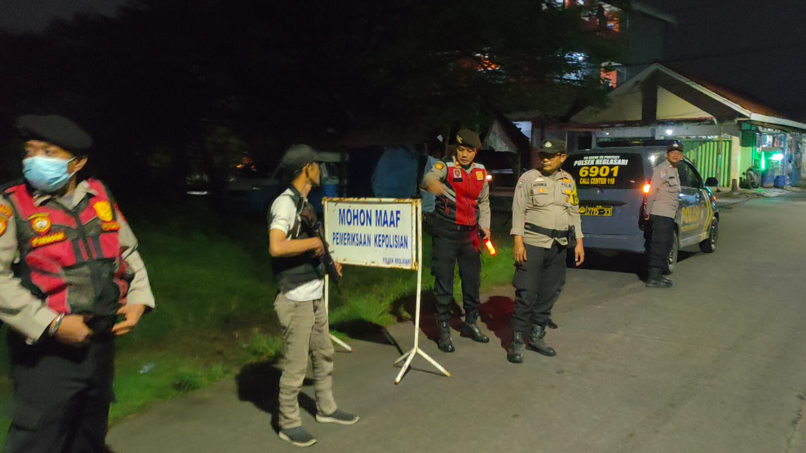 Polsek Neglasari Intensifkan Patroli Cipta Kondisi, Antisipasi Tawuran dan Kejahatan Jalanan