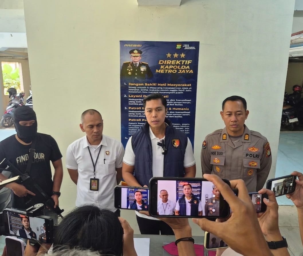 4 Pelaku Curanmor Bersenpi Diringkus Tim Resmob Polres Metro Depok