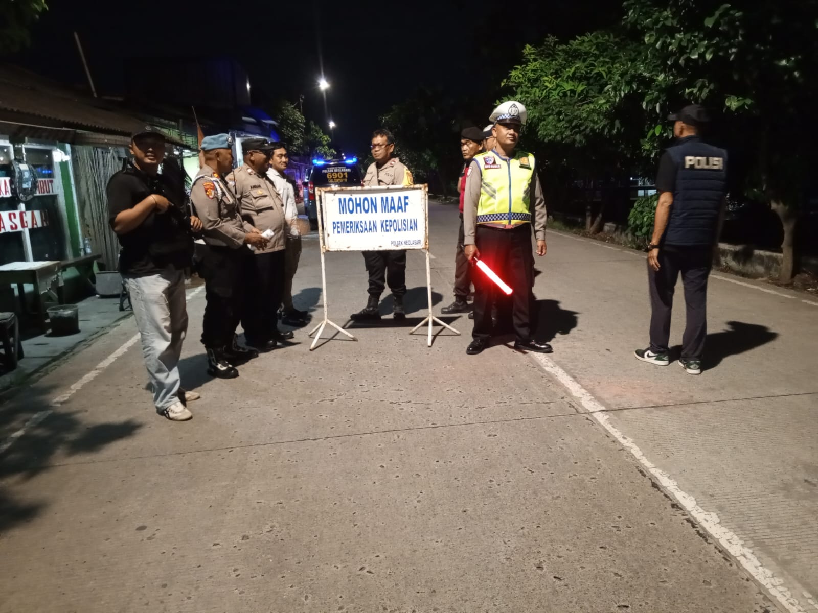 Polsek Neglasari Gelar Patroli Cipkon Jaga Jakarta+, Situasi Wilayah Kondusif