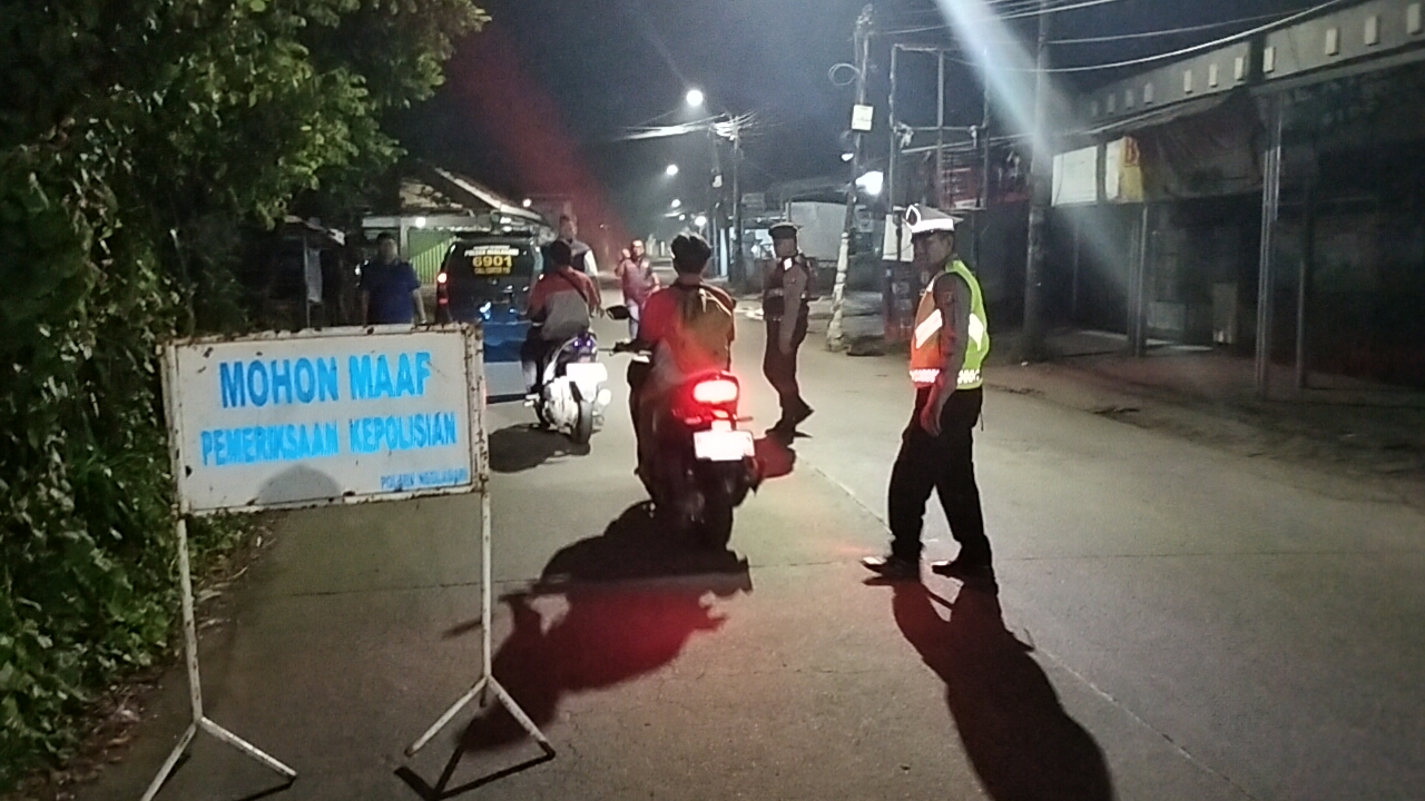 Polsek Neglasari Gelar Patroli Jaga Jakarta, Antisipasi Tawuran dan Kejahatan Jalanan