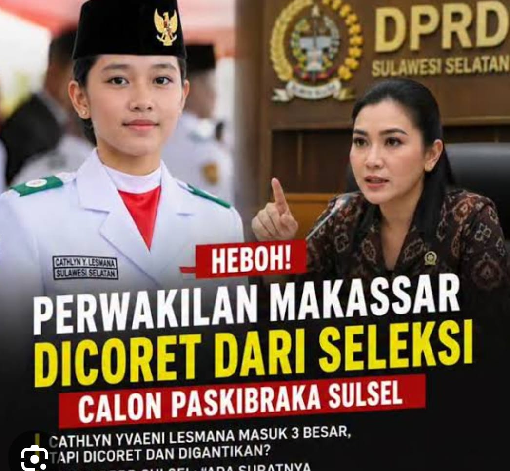 PSMTI Prihatin Calon Paskibraka Nasional Asal Makasar “Cathlyn Yvaeni Lesmana Gagal Lolos