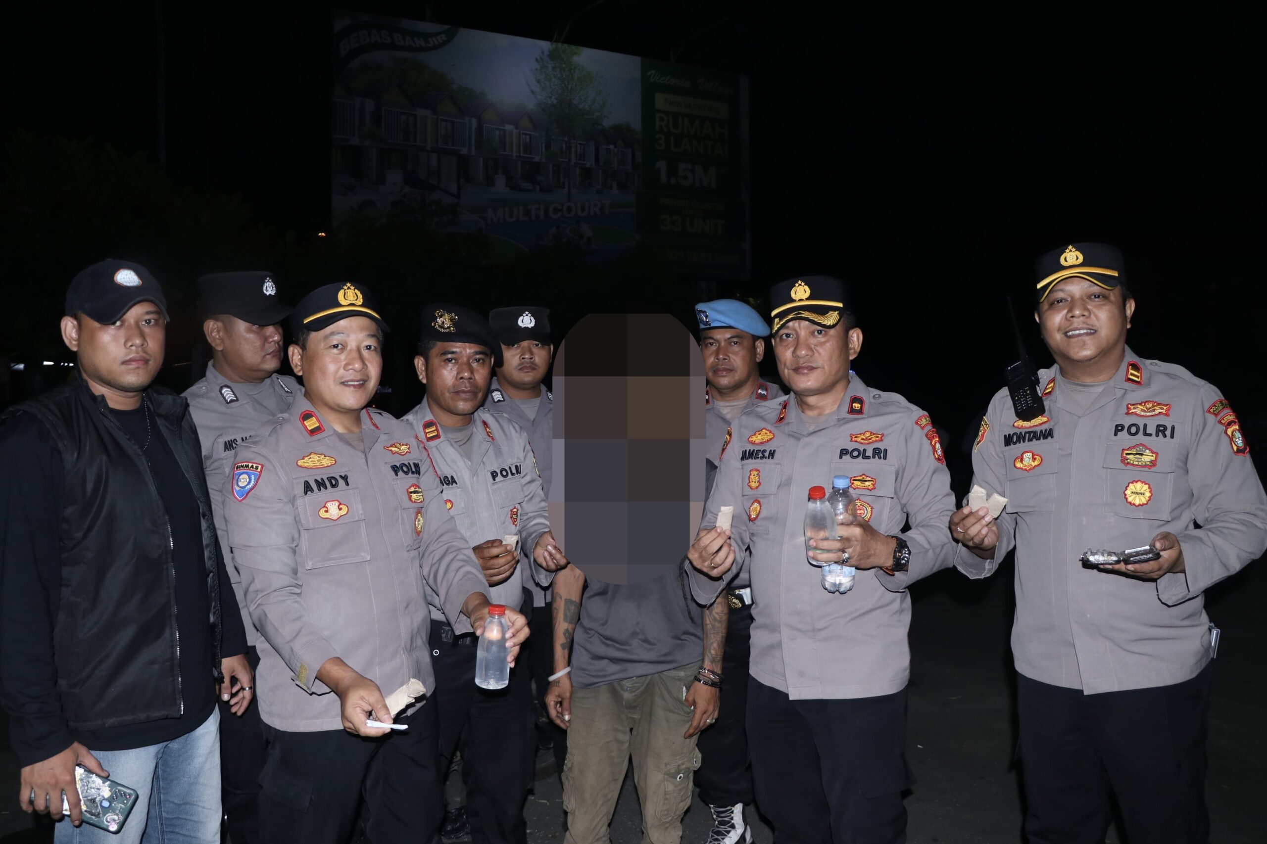 Hendak Jual Ganja Rp100 Ribu, Pemuda Ditangkap Saat Razia Dini Hari Di Kota Tangerang
