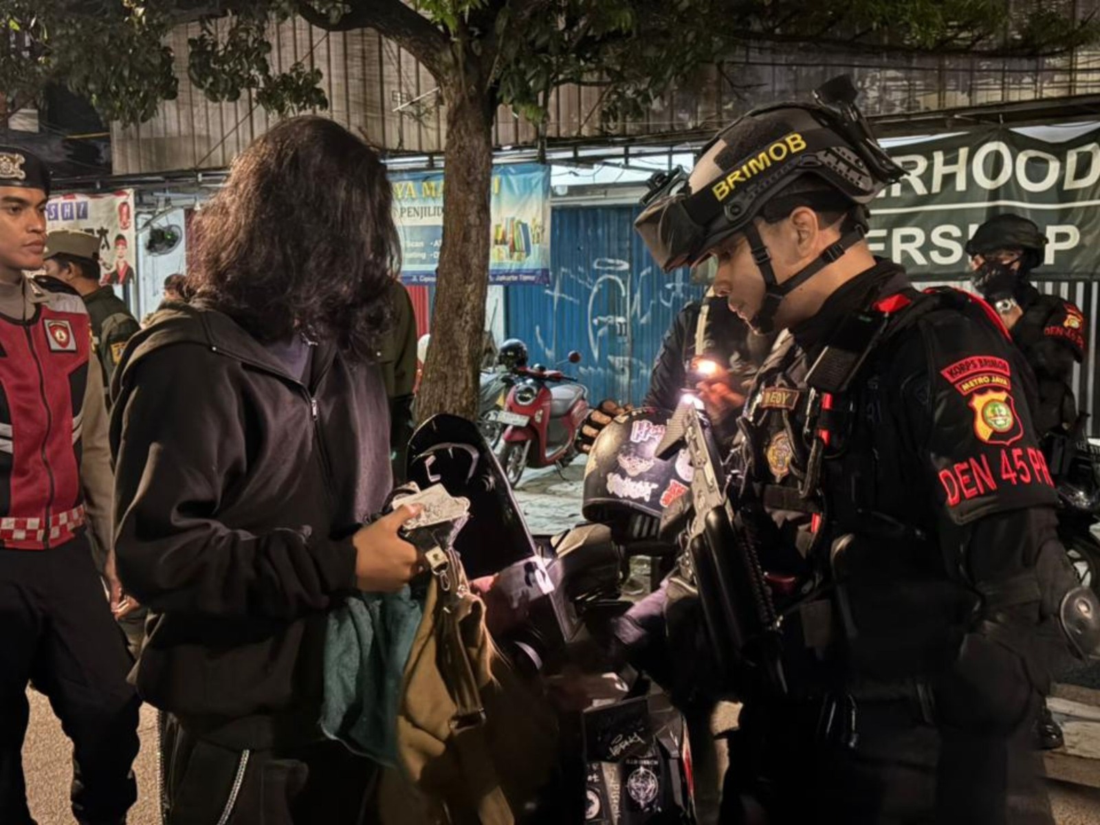 Brimob Polda Metro Jaya Patroli Gabungan Skala Besar, Tawuran hingga Balap Liar Diantisipasi