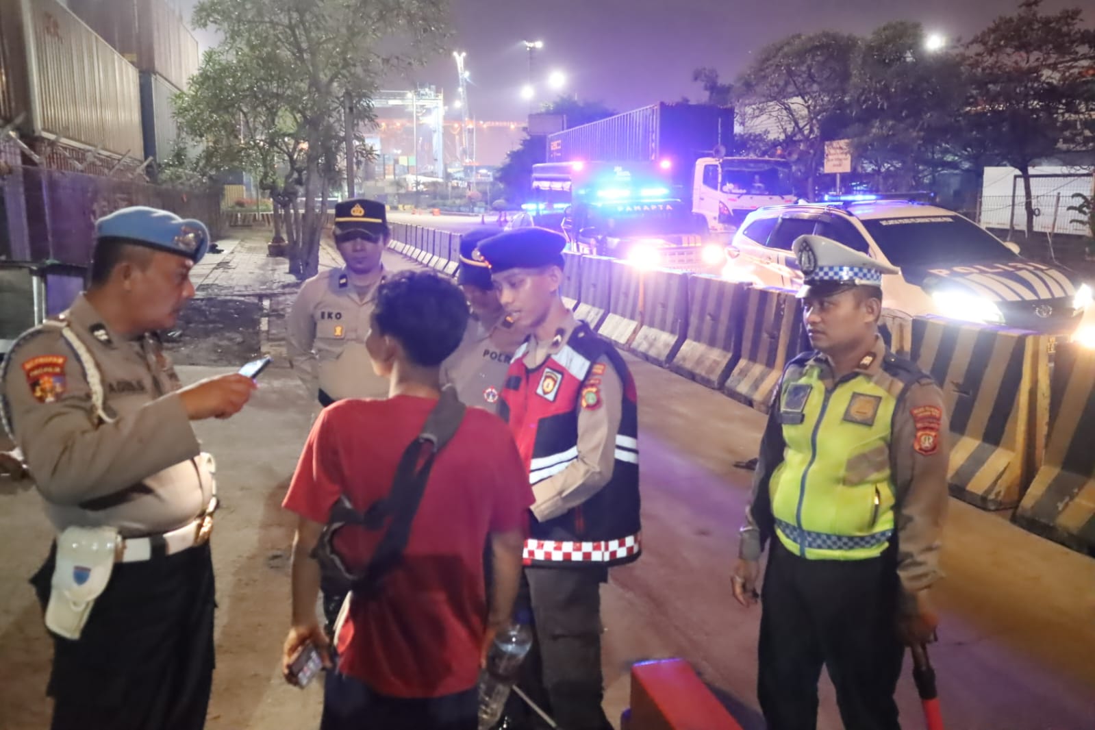 Polres Pelabuhan Tanjung Priok Gelar Patroli Cipta Kondisi, Antisipasi Begal dan Gangguan Kamtibmas di Kawasan Pelabuhan