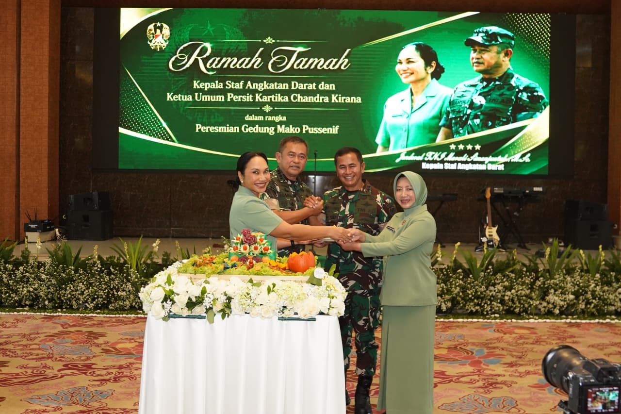 Perkuat Profesionalisme Prajurit Infanteri, Kasad TNI Resmikan Mako Pussenif