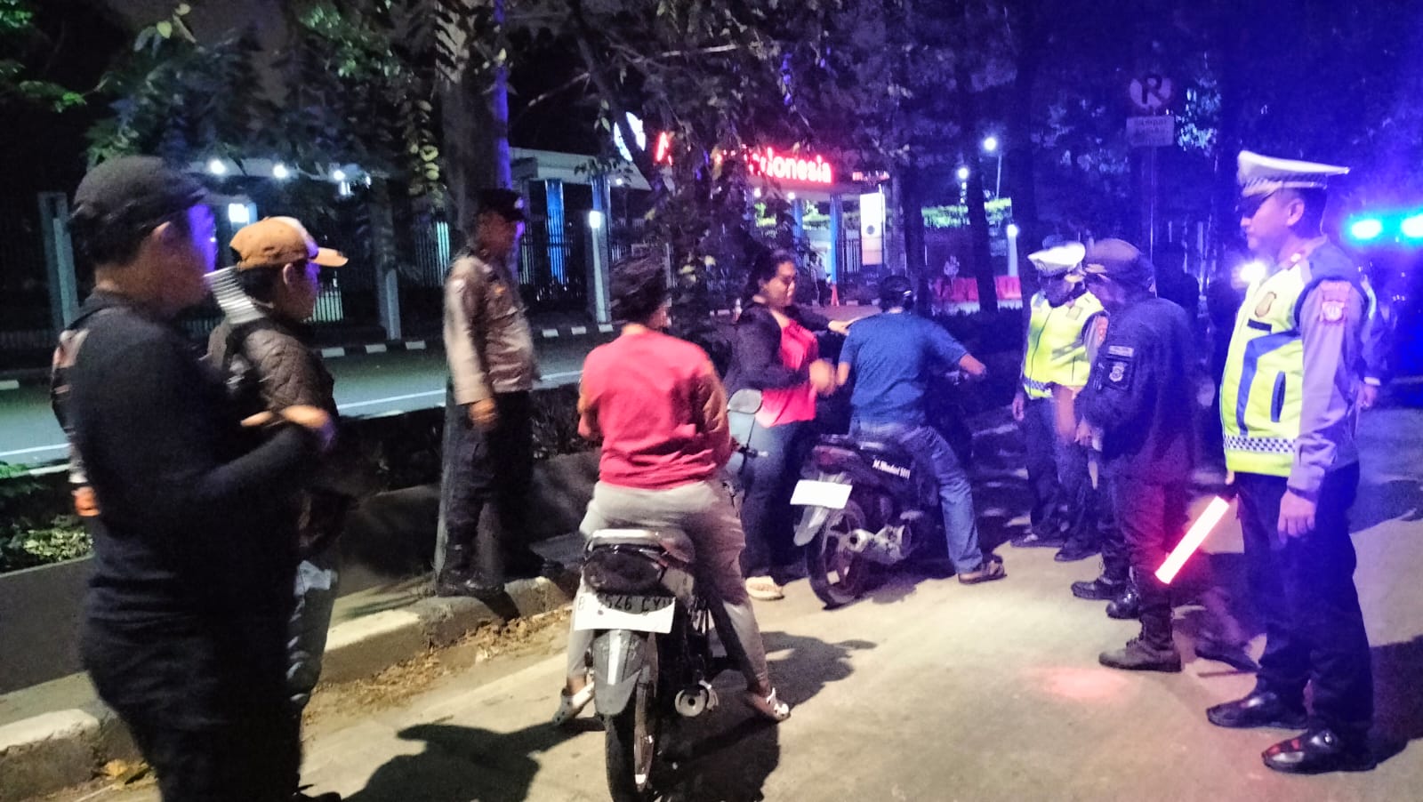 Wujudkan Rasa Aman, Polsek Neglasari Gencarkan Patroli dan Razia Malam Hari