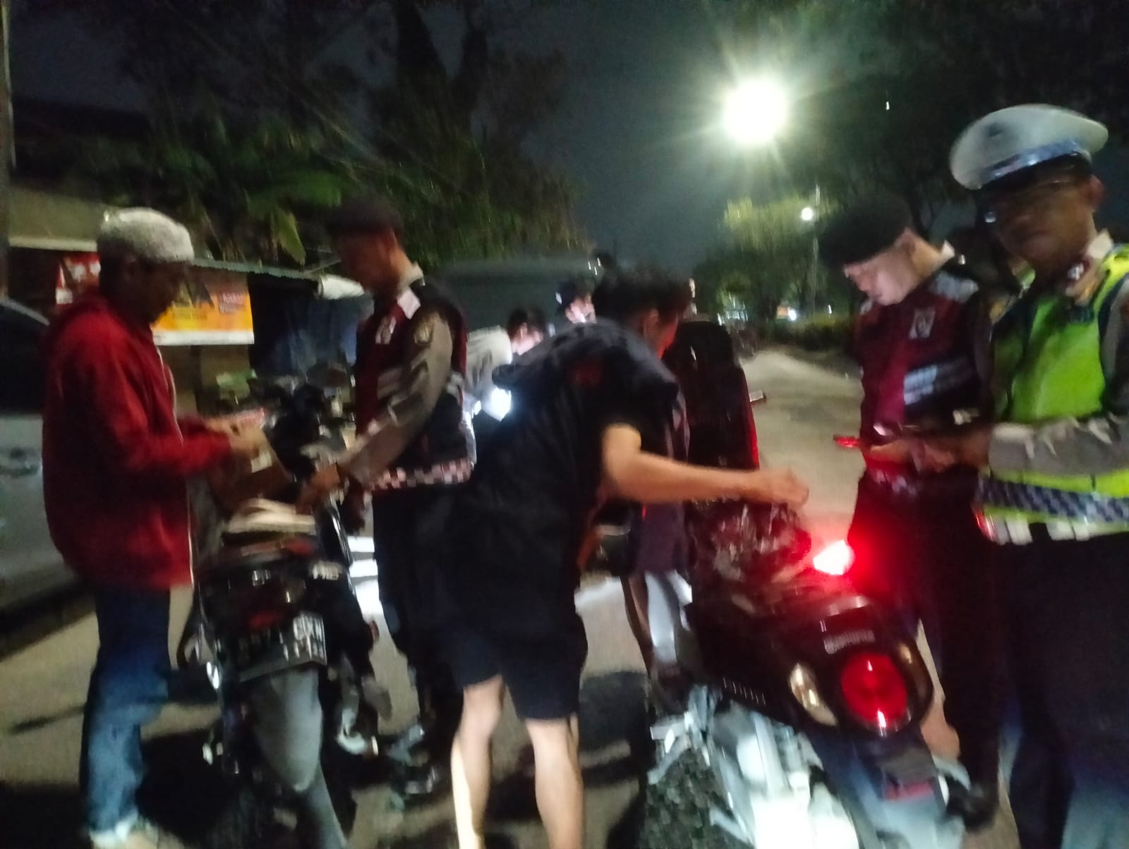 Antisipasi Guantibmas 3C, Polsek Batuceper Gelar Patroli Cipkon Dan Razia Di Malam Hari