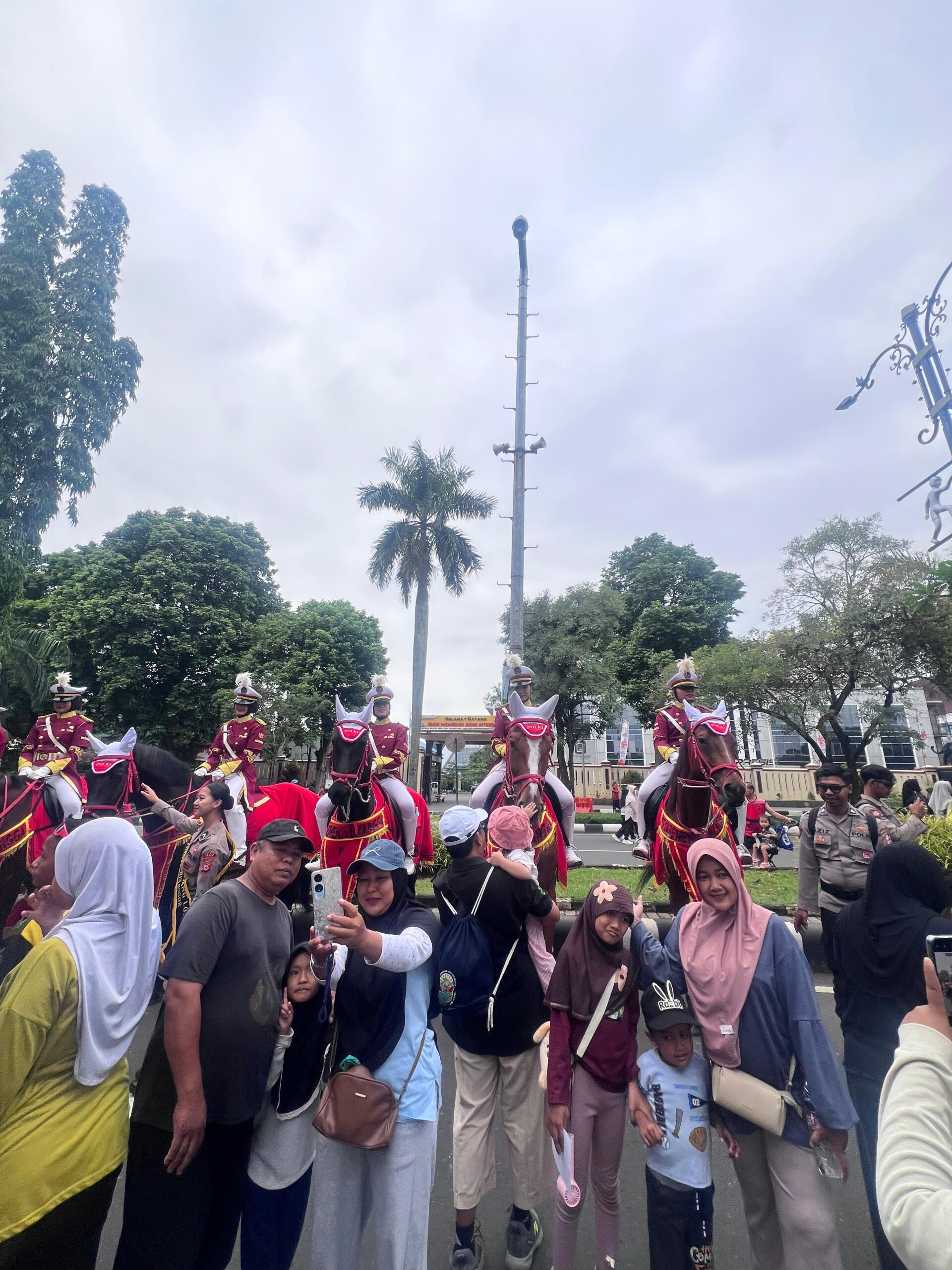 Jamin Rasa Aman di Lokasi CFD, Den Turangga Ditpolsatwa Korps Sabhara Gelar Patroli Istimewa