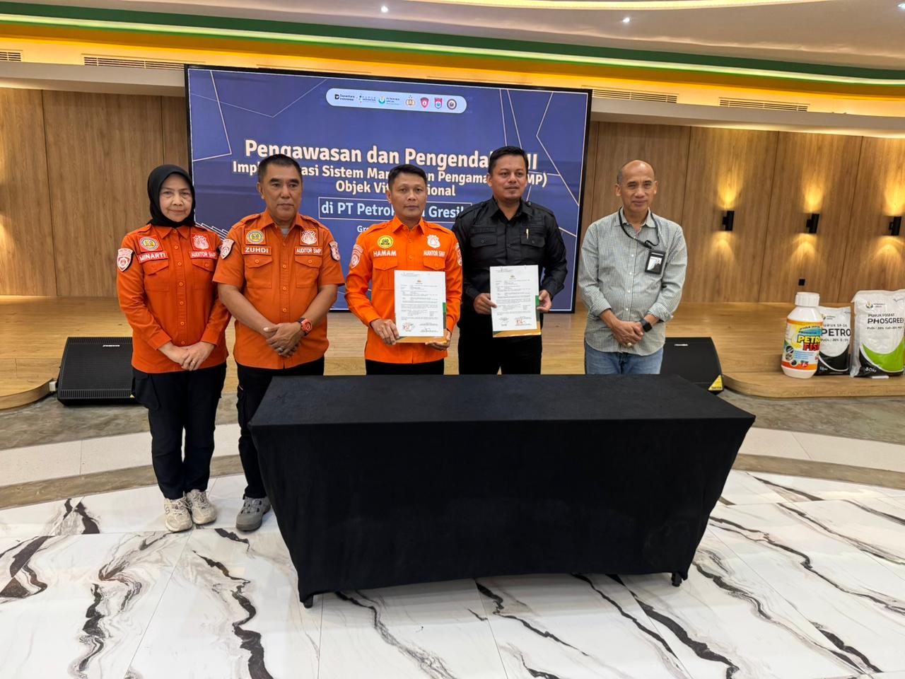 Rampungkan Wasdal II, Tim Baharkam Polri Beri Nilai Kategori Emas untuk PT Petrokimia Gresik