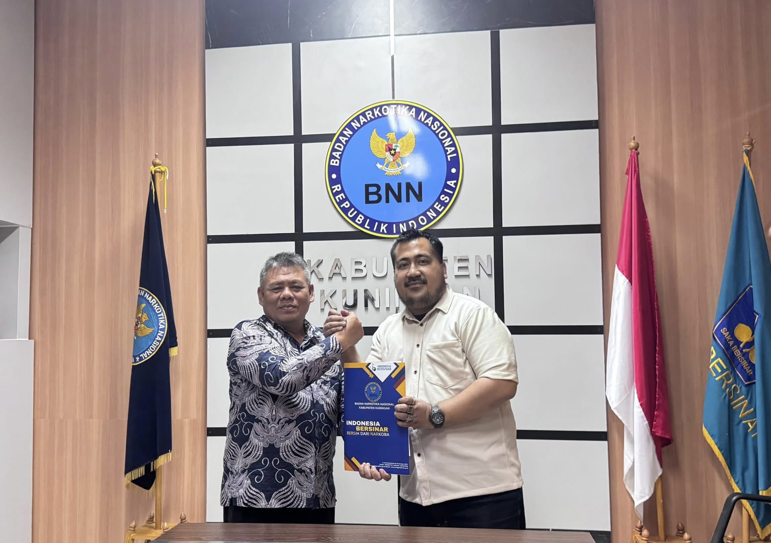 Dukung Program Nasional P4GN, BNN Kuningan Jalin Kerja Sama dengan Yayasan Rehabilitasi