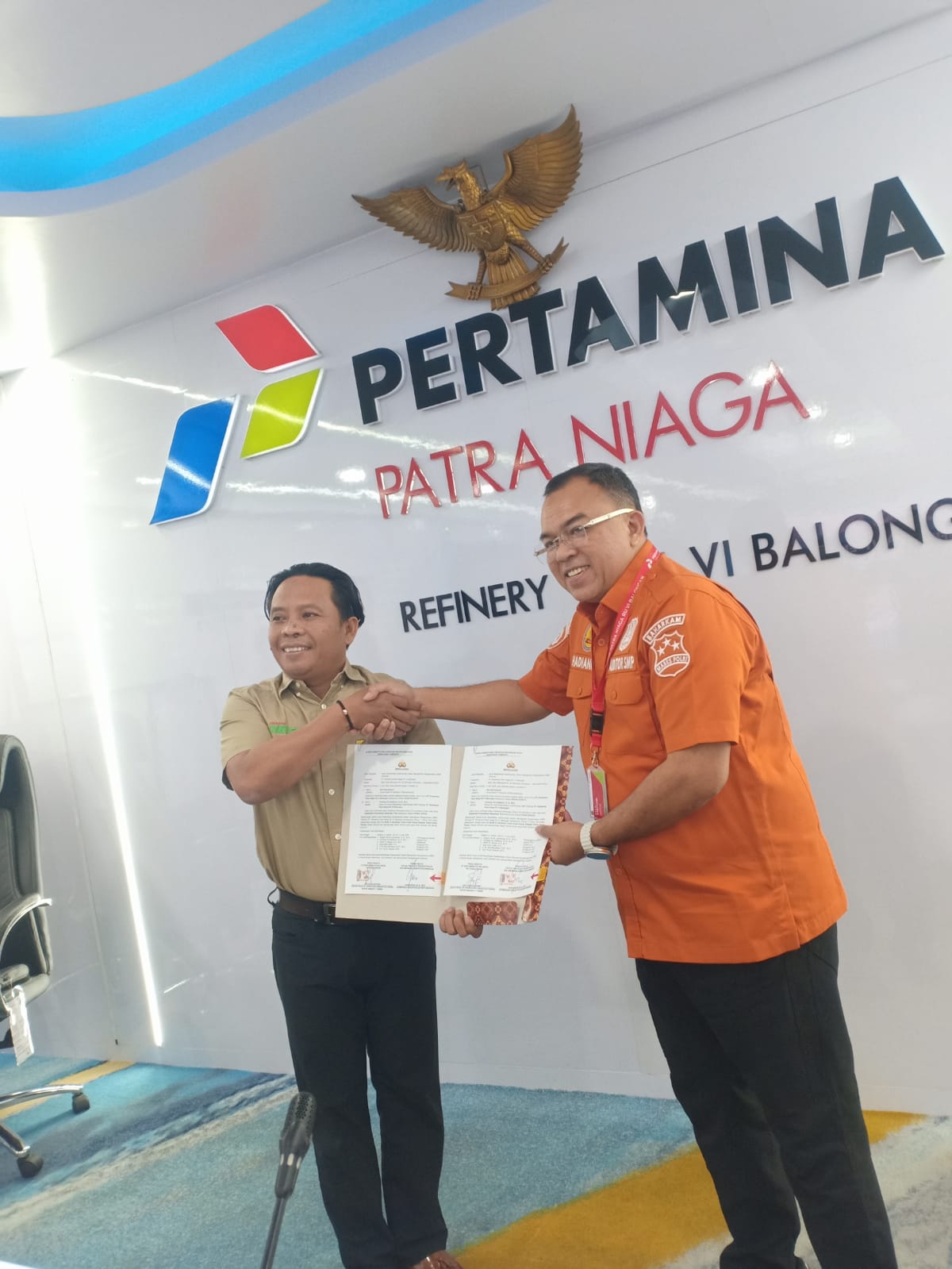 Kombes Hadianur Pimpin Kegiatan Resertifikasi Sistem Manajemen Pengamanan PT. Pertamina Patra Niaga RU VI Balongan