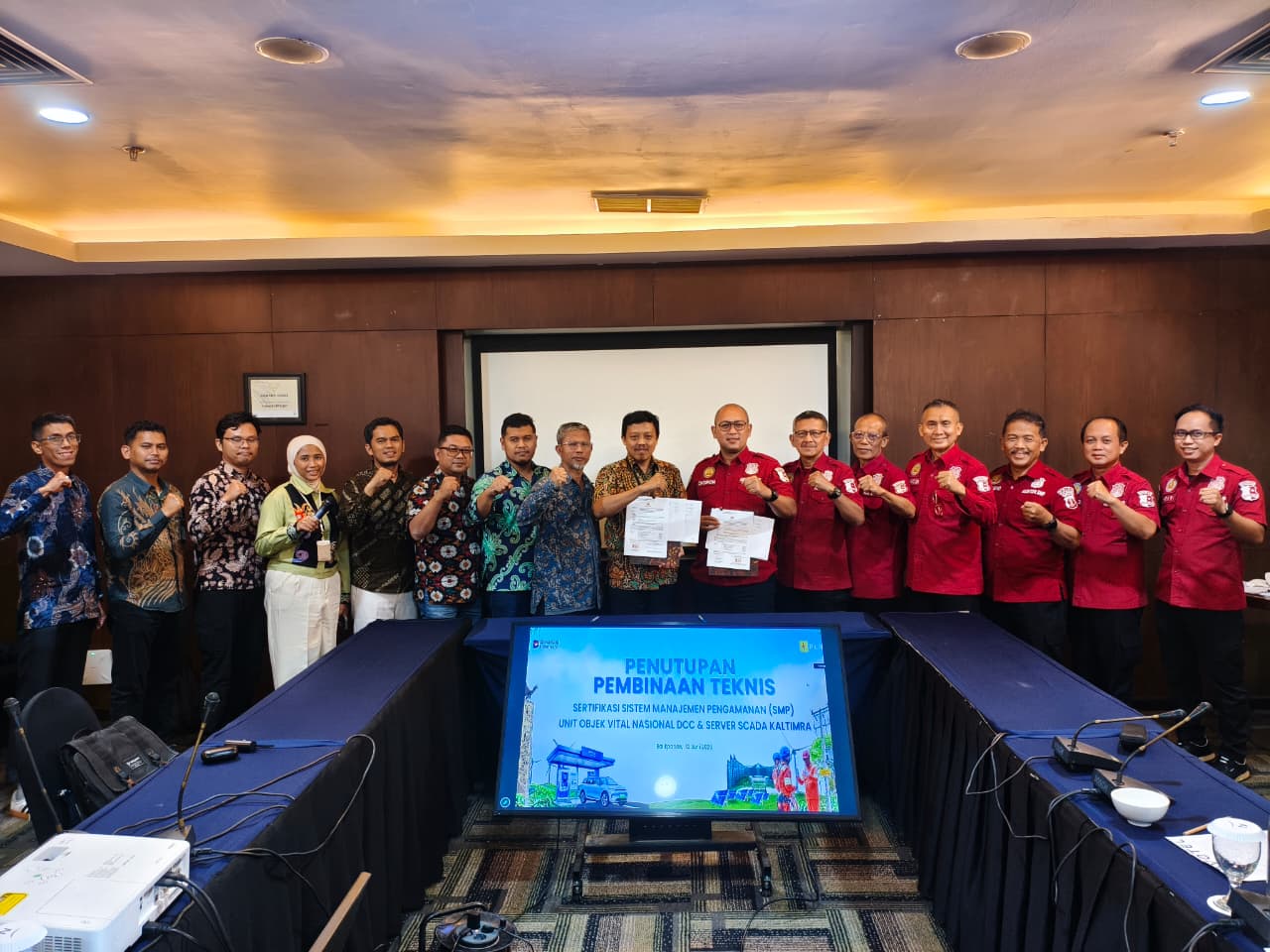Bintek SMP di DCC & Scada UP2D Kaltim-Kaltara Tuntas, Polri: Skor 74,80% Kategori Perak, SMP Wajib Sesuai Kepres 63/2004 Kawal Jantung Listrik Kalimantan