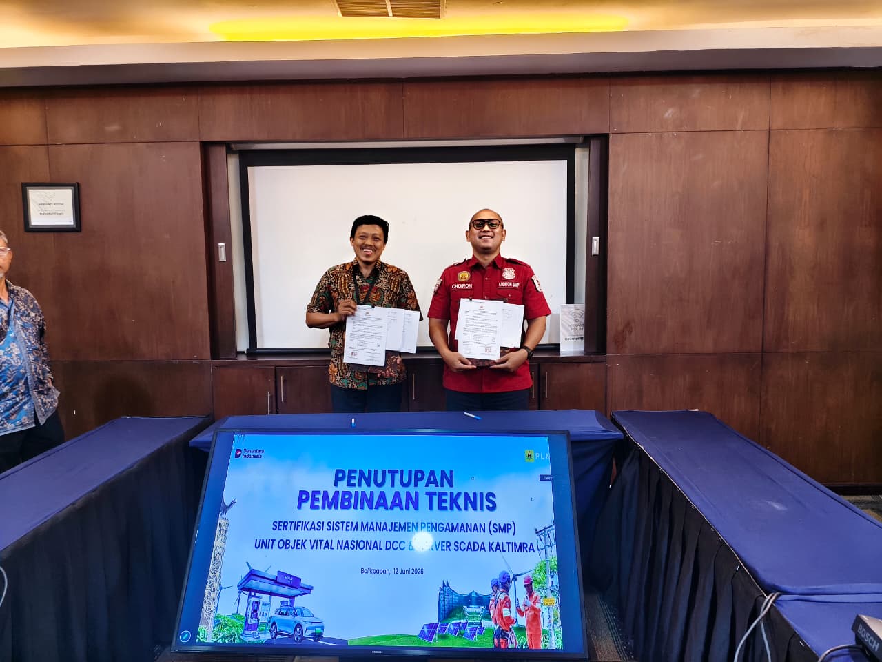 Kombes Choiron, Pimpin Bintek Sistem Manajemen Pengamanan di DCC Server & Scada UP2D Kaltimra