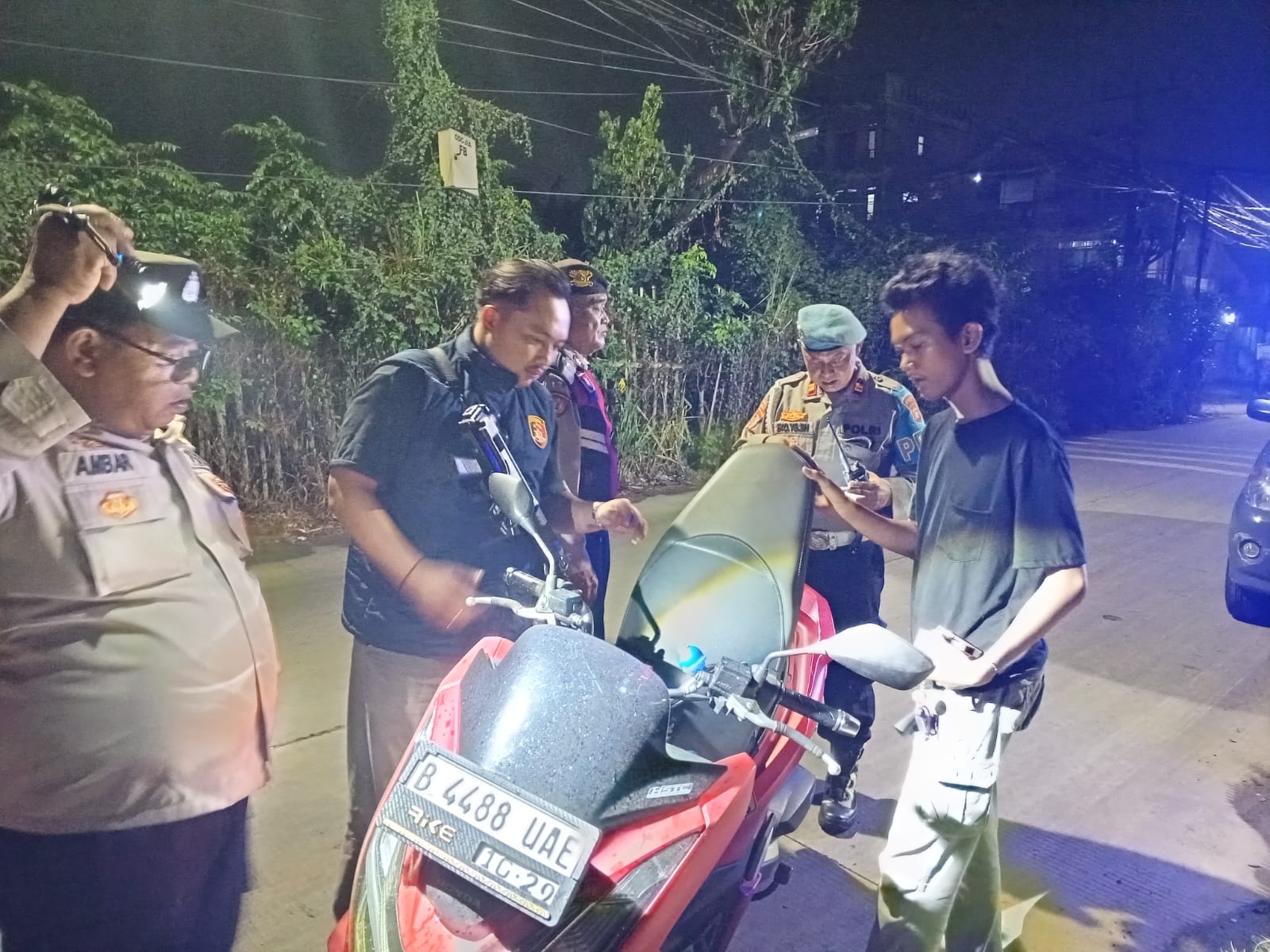 Patroli Cipkon Jaga Jakarta+ Polsek Neglasari Antisipasi Tawuran, Balap Liar dan Kejahatan Jalanan