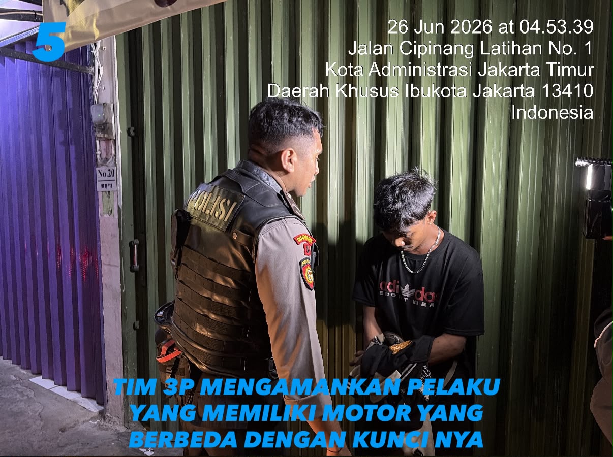 Patroli Perintis Presisi Polda Metro Jaya Gagalkan Tawuran dan Amankan Dua Pemuda dengan Motor Mencurigakan di wilkum Jaktim