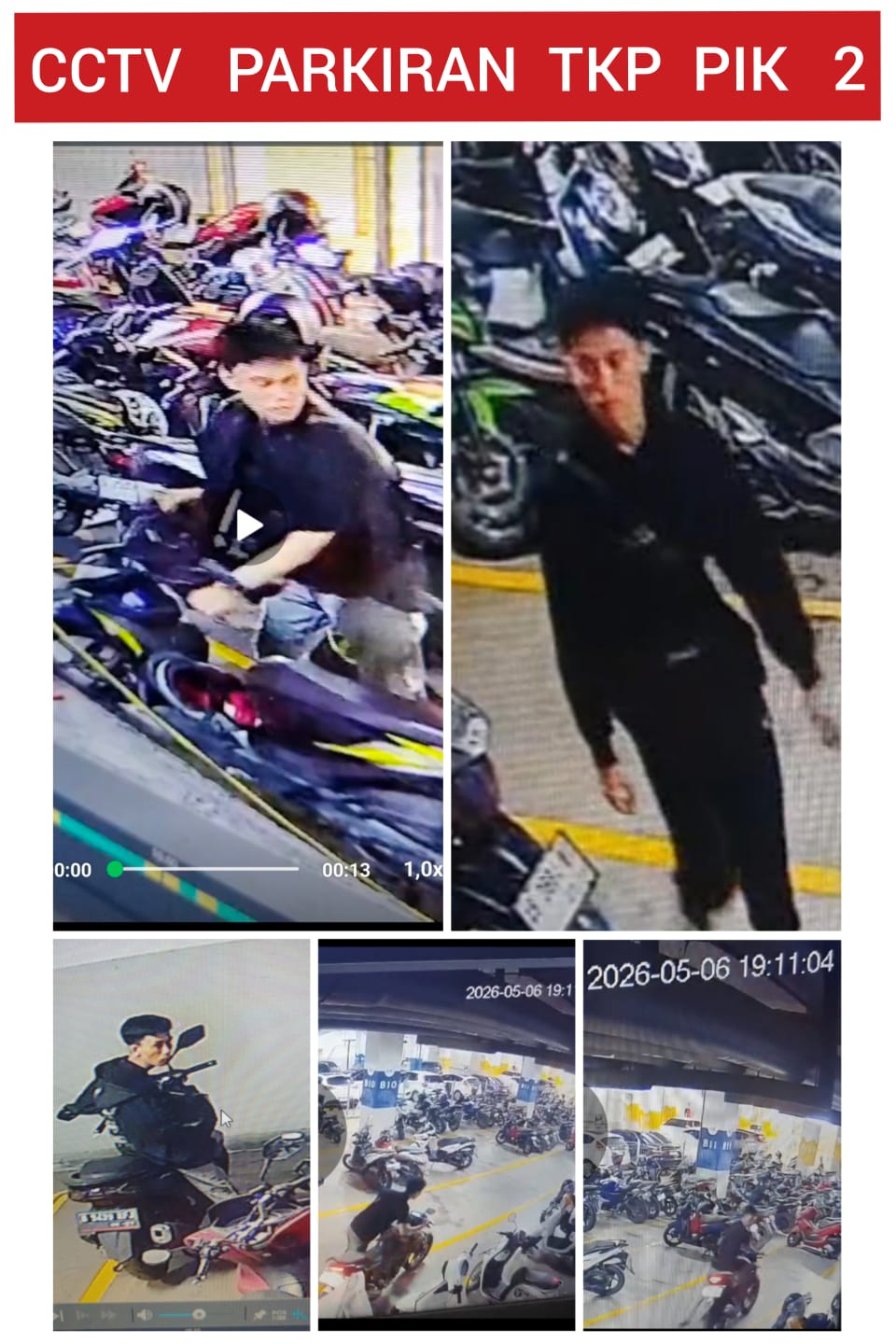 Modus Tukar Pelat Nomor Terbongkar, Pencuri Motor Di PIK 2 Diciduk Polisi