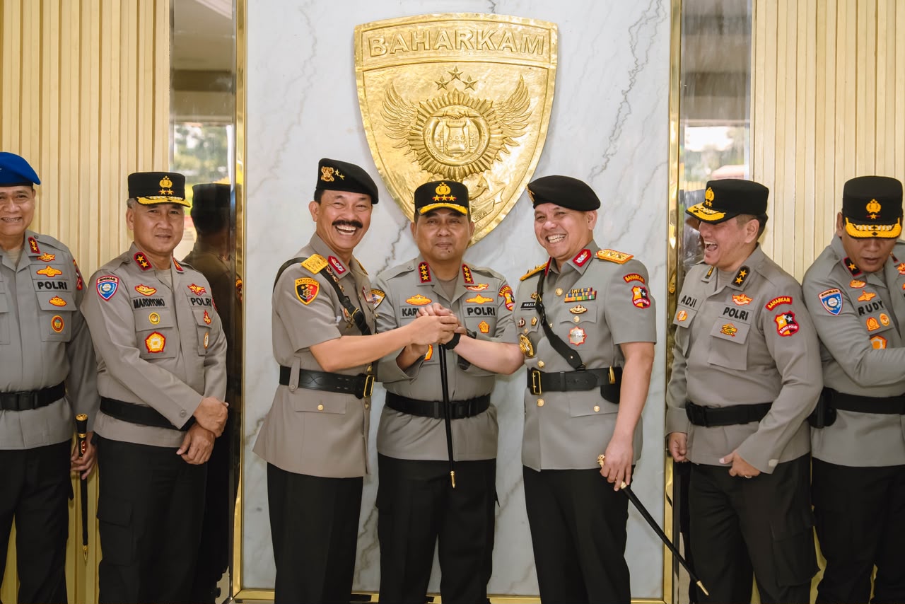 Kabaharkam Polri Pimpin Sertijab Kakorsabhara Baharkam Polri di Mabes Polri