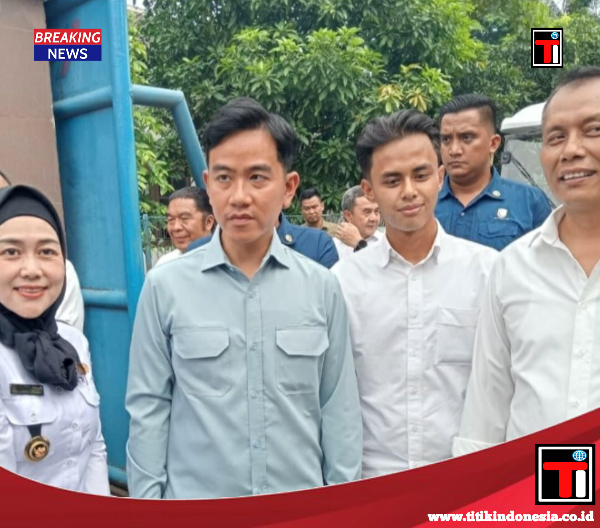 WaPres Gibran Rakabuming Raka Kunjungi PT. Terang Dunia Internusa (UNITED) Kawasan Industri Curug Kabupaten Tangerang