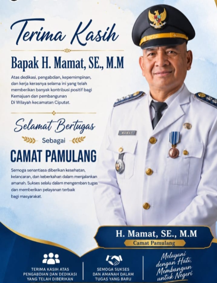 Sertijab Camat Pamulang: Langkah Awal Wujud Wajah Baru Pelayanan dan Pembangunan