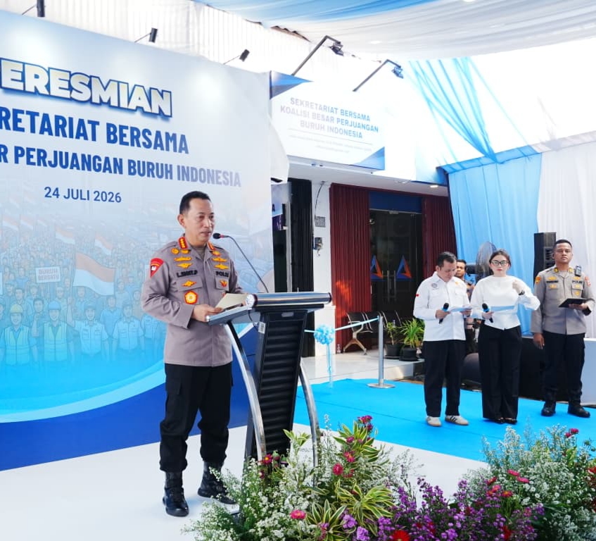 Kapolri: Desk Ketenagakerjaan Hadir Berikan Solusi bagi Persoalan Buruh