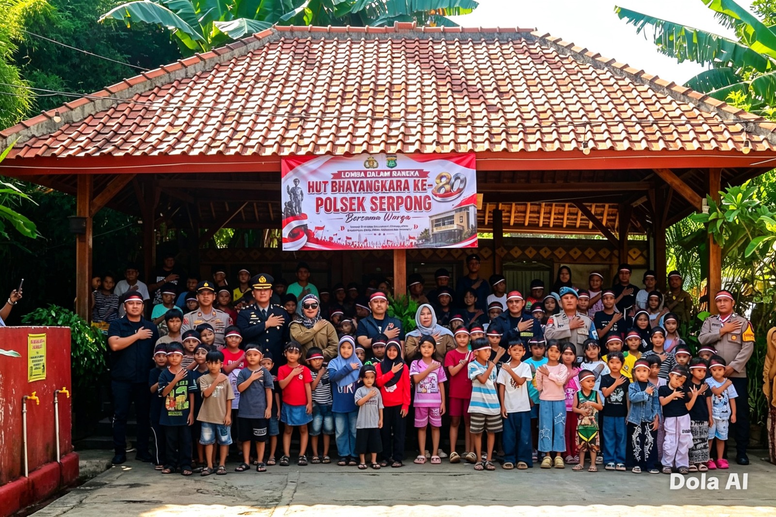 Polsek Serpong gelar Lomba Bersa warga Peringati HUT BHAYANGKARA Ke 80