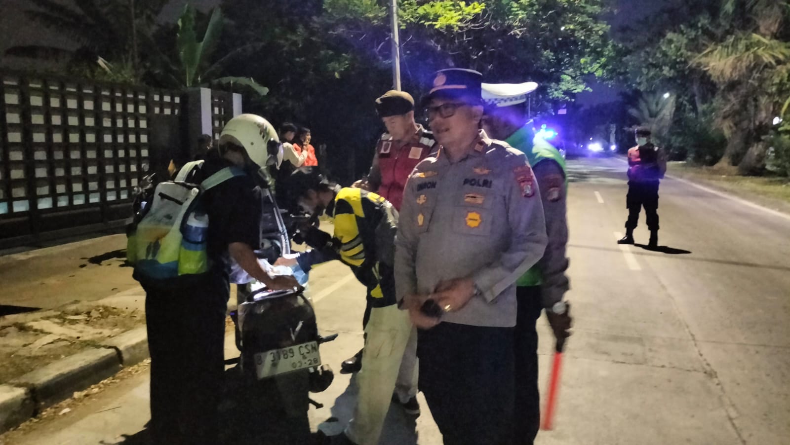 Polsek Neglasari Gelar Patroli Cipta Kondisi dan Razia Stasioner, Situasi Kamtibmas Kondusif
