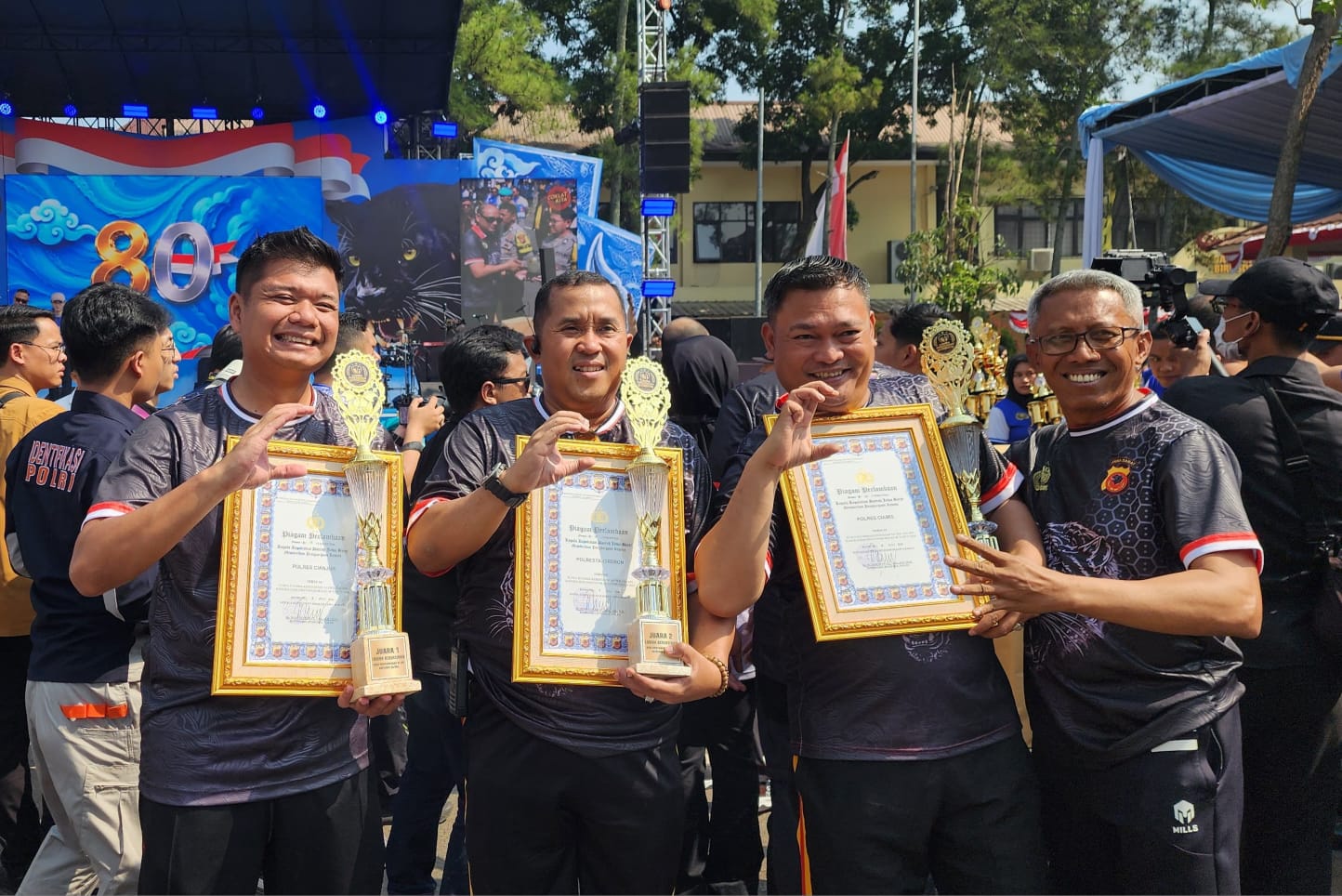 Polresta Cirebon Raih Juara II Satwil Terbersih di Lingkungan Polda Jabar pada Hari Bhayangkara ke-80