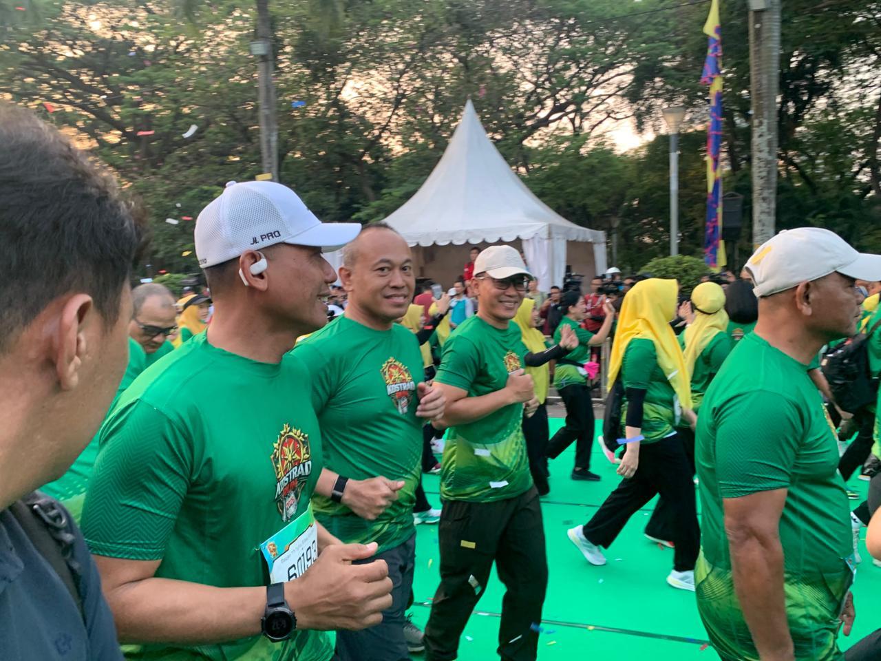 Perkuat Soliditas TNI-Polri, Dirsamapta Korsabhara Baharkam Wakili Kabaharkam di Kostrad Run 2026