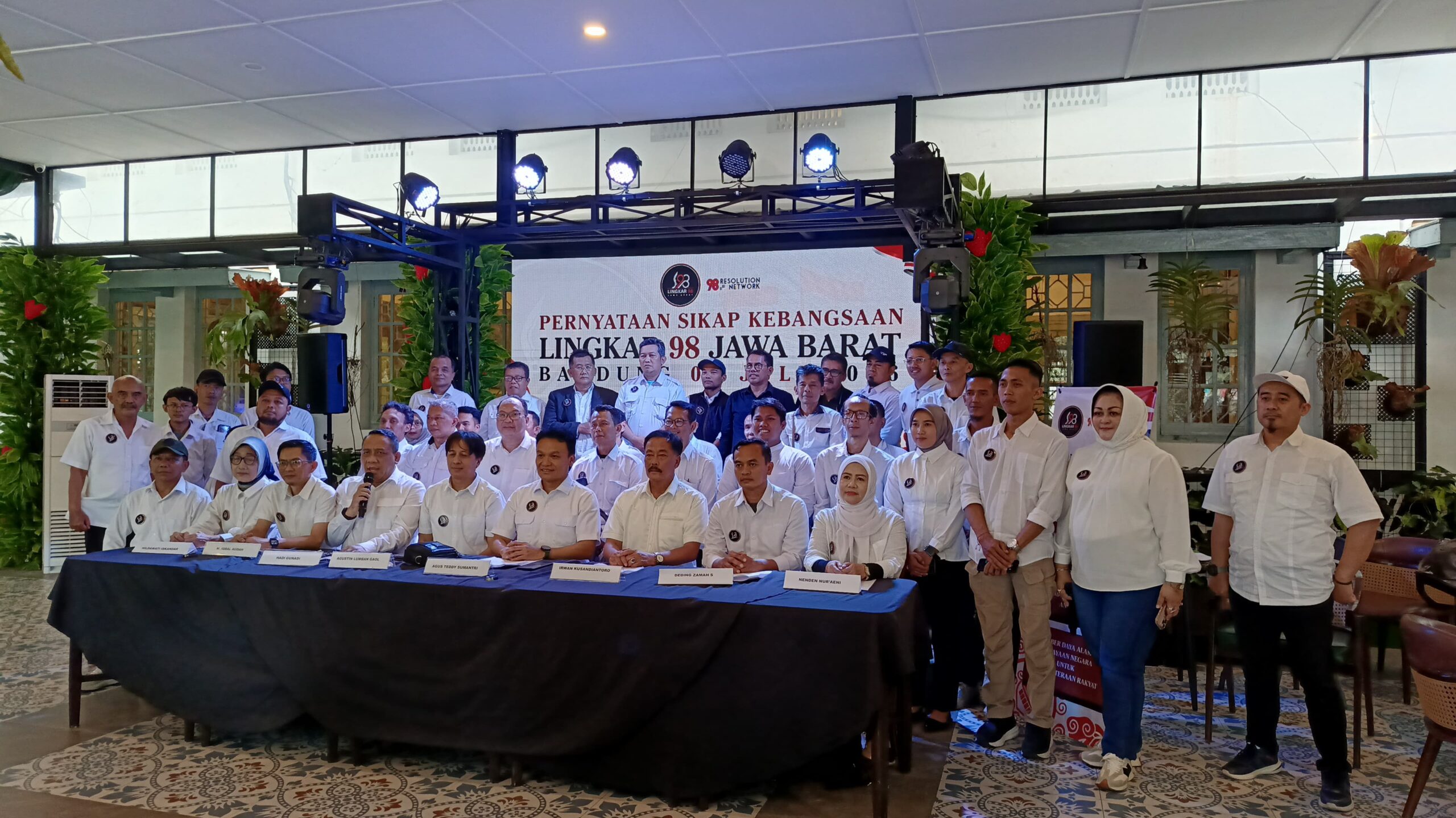 Aktivis Lingkar 98 Jabar Konsolidasi, Tegaskan Dukung Program-Program Kerakyatan Presiden Prabowo