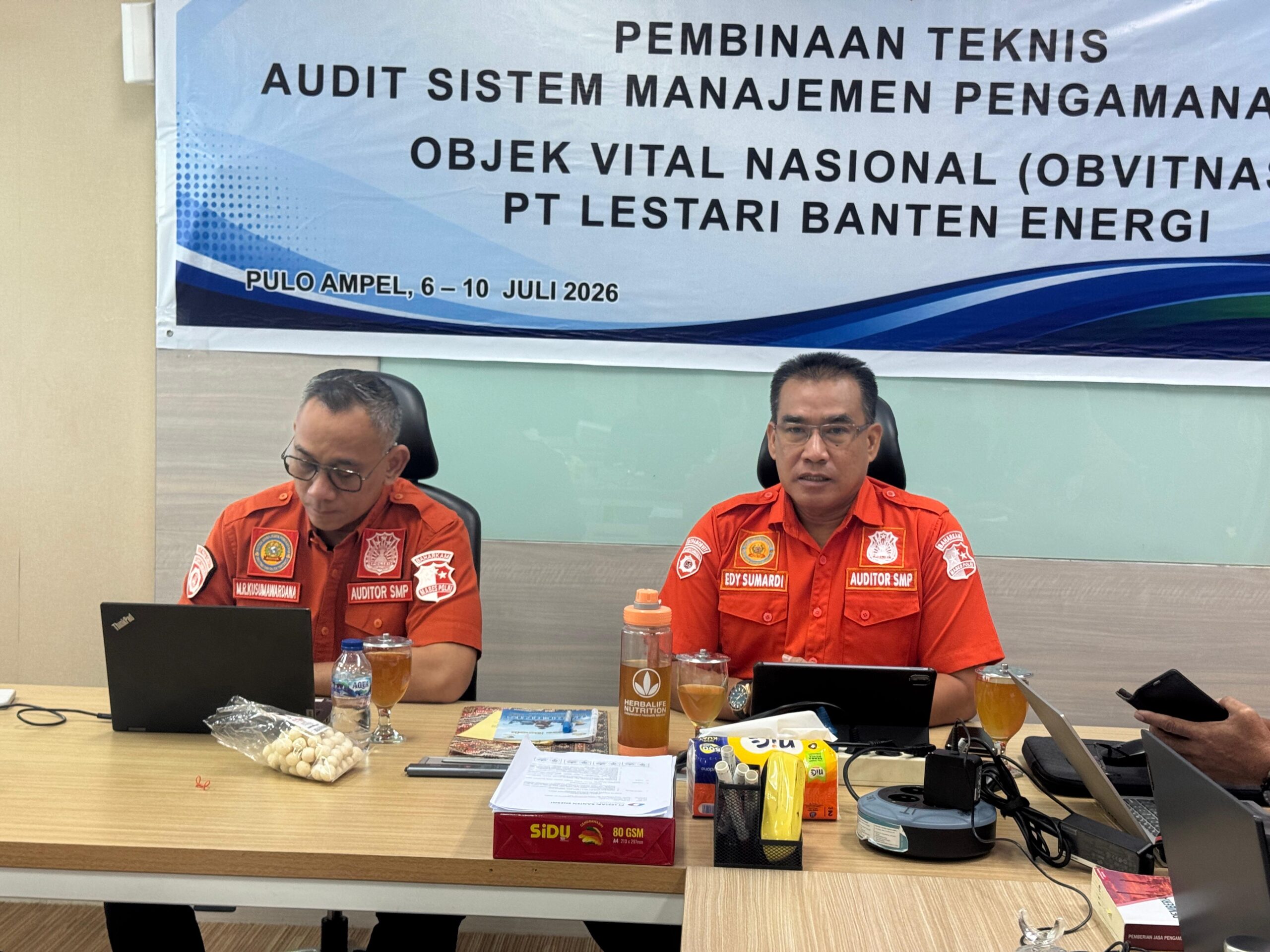 Bangun Sinergi Hangat, Tim Baharkam Polri Berikan Pendampingan Pengamanan Humanis di PT Lestari Banten Energi