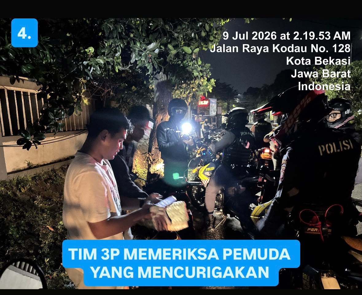 PATROLI PERINTIS PRESISI DIT SAMAPTA PMJ GAGALKAN PENCURIAN KABEL DAN AMANKAN 10 PELAKU TAWURAN