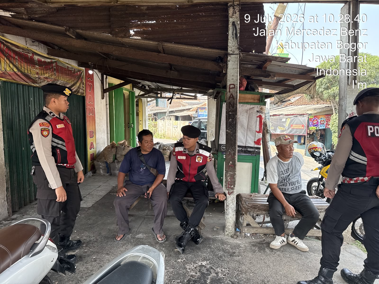 Dekati Warga secara Humanis, Ditsamapta Baharkam Polri Gencarkan Patroli Dialogis di Wanaherang