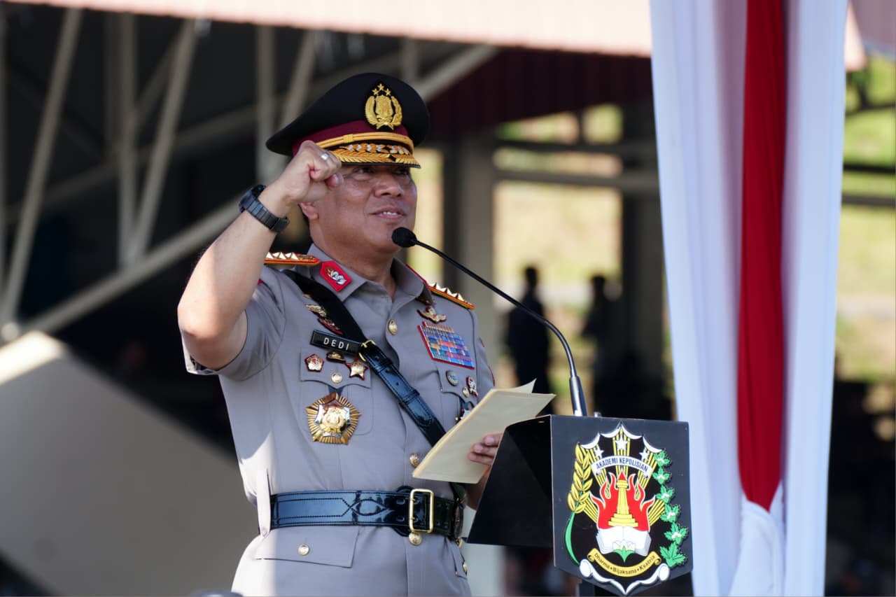 Tutup Pendidikan 282 Capaja Polri, Wakapolri Sampaikan Pesan Kapolri