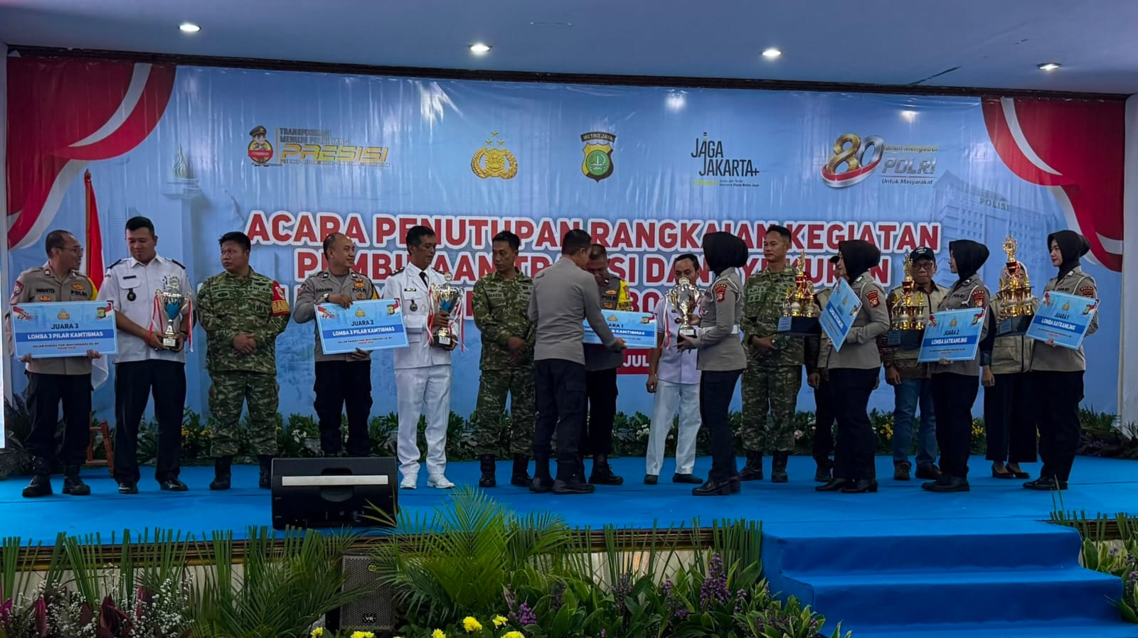Borong 7 Penghargaan, Polres Metro Tangerang Kota Ukir Prestasi Di Hari Bhayangkara Ke-80 Polda Metro Jaya