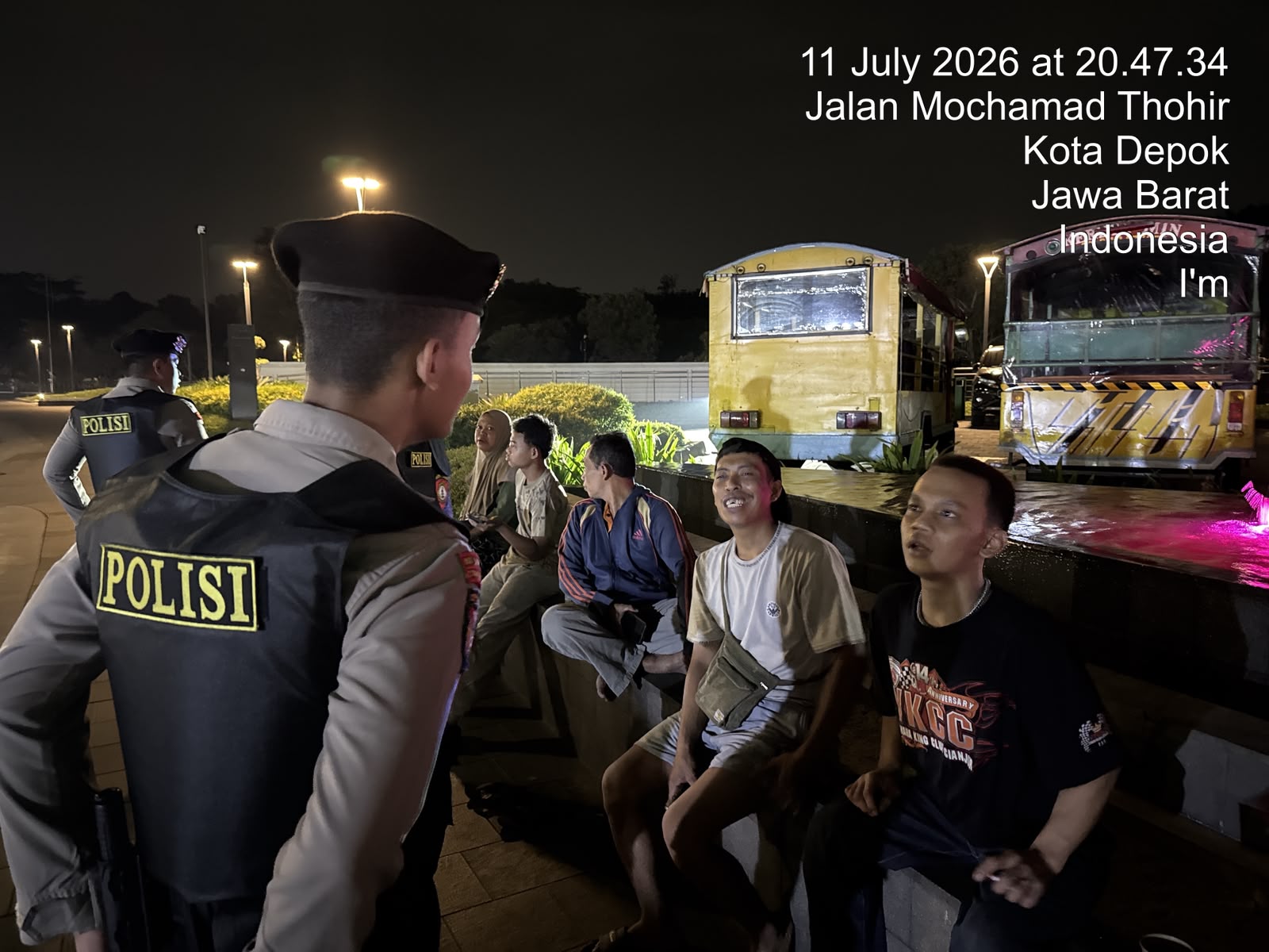 Antisipasi Kriminalitas Malam Hari, Ditsamapta Korsabhara Baharkam Polri Gelar Patroli Dialogis