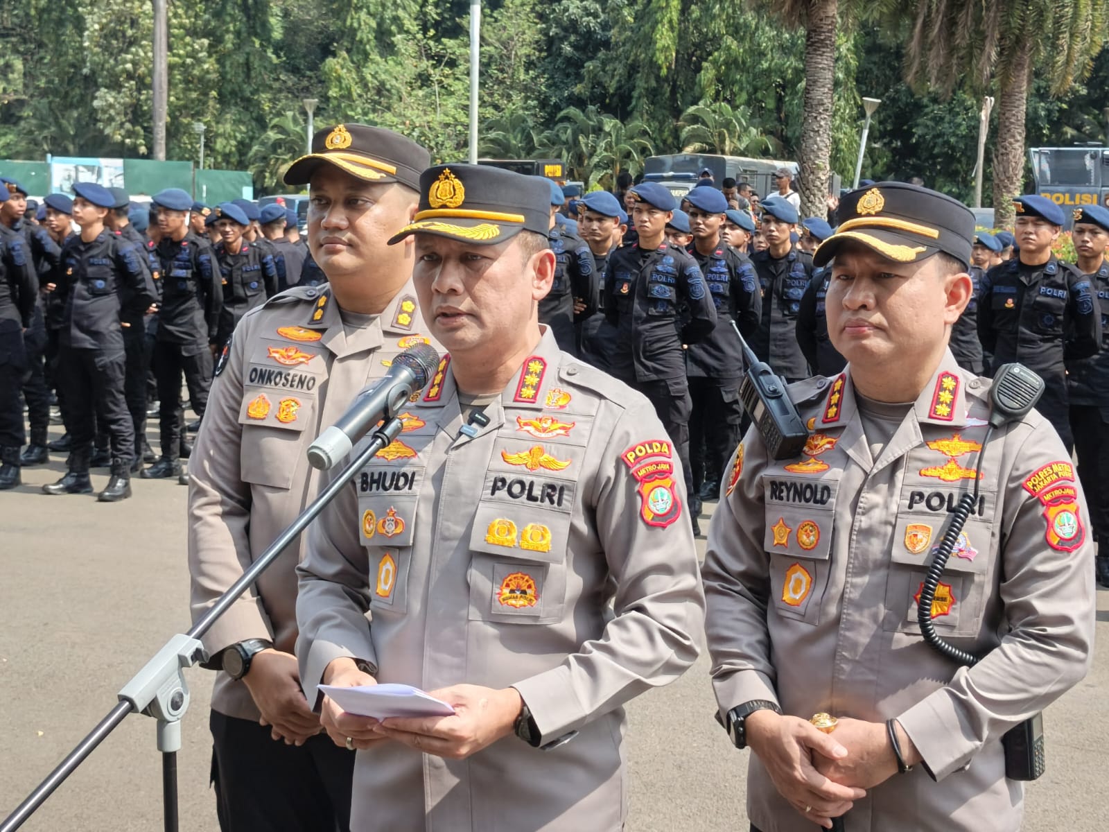 Wakapolda Metro Jaya Tekankan Pelayanan Humanis dalam Aksi Penyampaian Pendapat