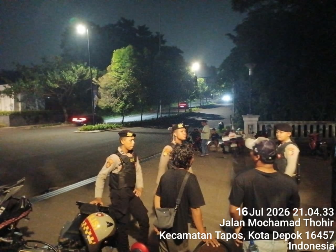 Antisipasi Kriminalitas Malam Hari, Kaden Perintis Korsabhara Pimpin Patroli Dialogis di Asana
