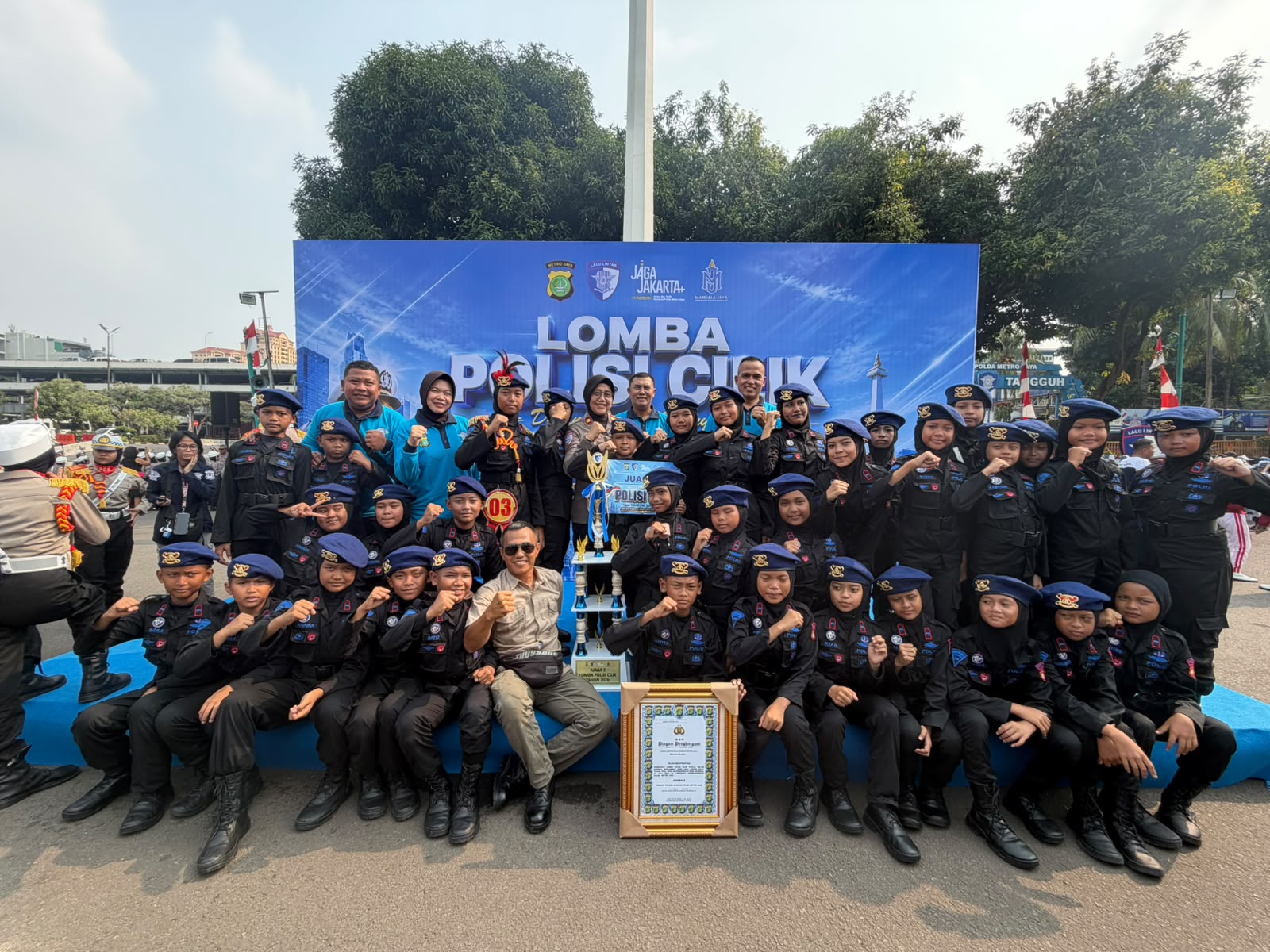 PKS Polres Metro Tangerang Kota Sabet Juara Umum, Polisi Cilik Raih Juara 2 Di Polda Metro Jaya