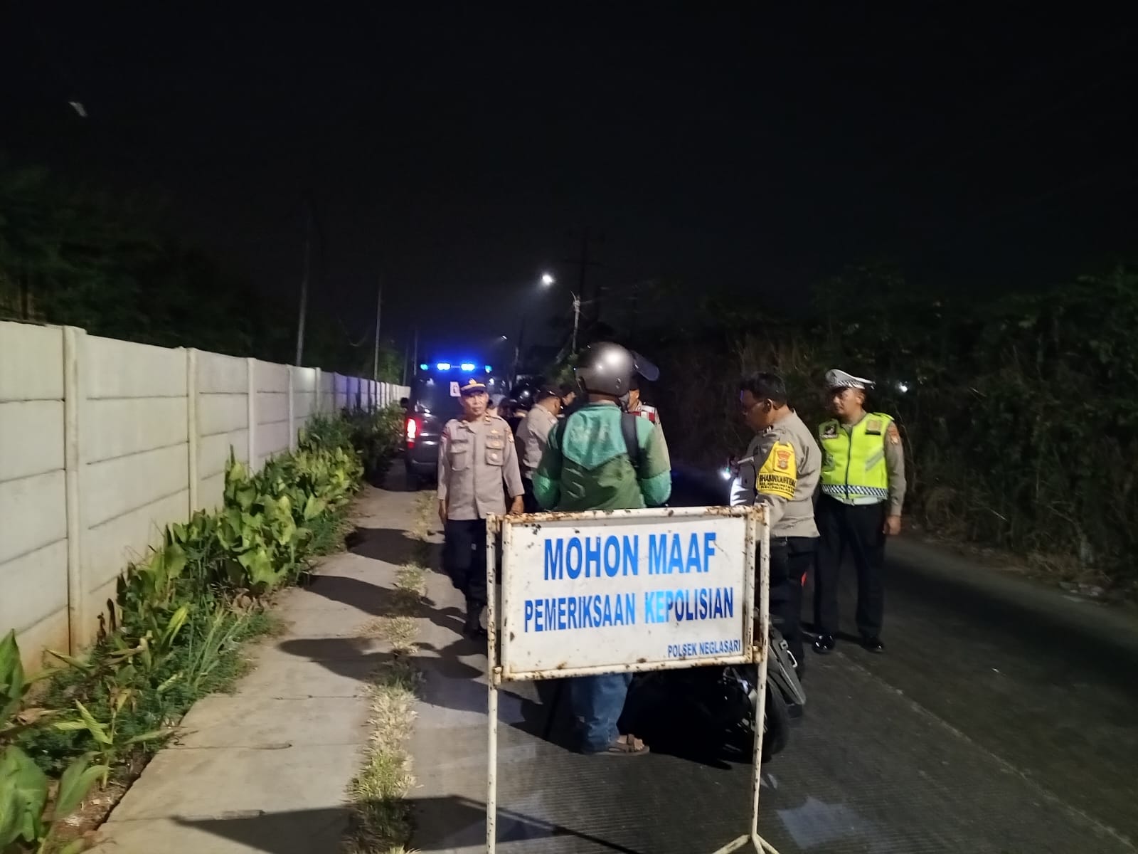 Polsek Neglasari Gelar Patroli Cipta Kondisi Jaga Jakarta+, Situasi Kamtibmas Terpantau Aman dan Kondusif