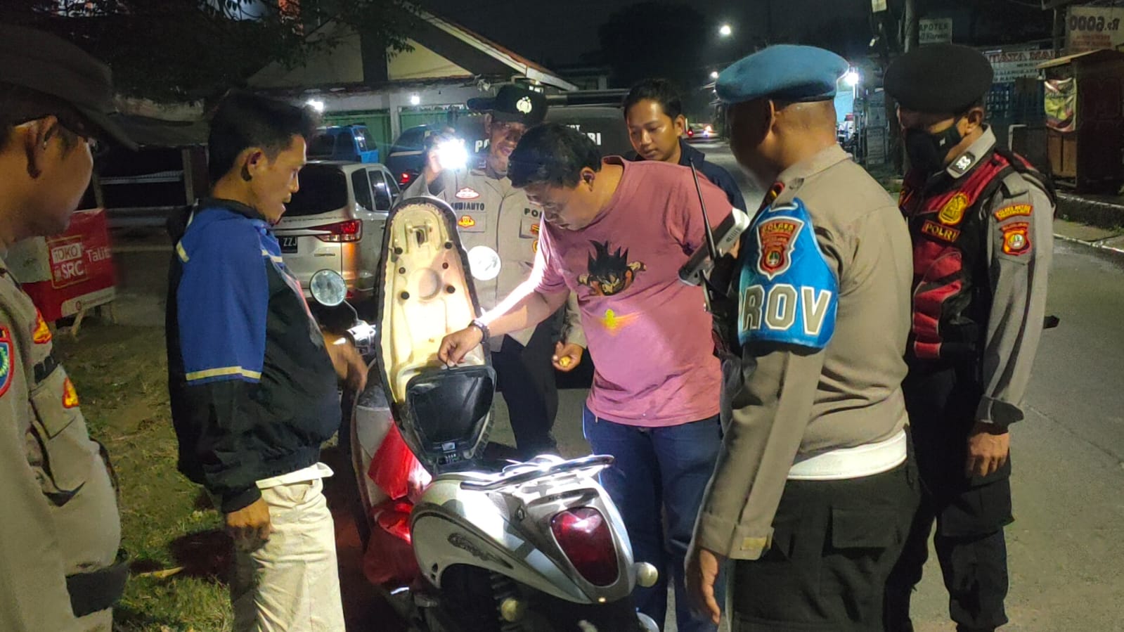 Patroli Jaga Jakarta+ Polsek Neglasari Intensifkan Razia dan Cegah Aksi Tawuran serta Kejahatan Jalanan