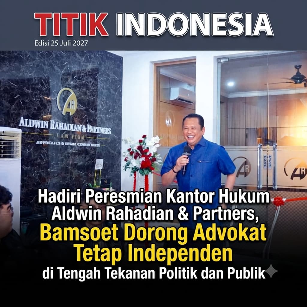 Hadiri Peresmian Kantor Hukum Aldwin Rahadian & Partners, Bamsoet Dorong Advokat Tetap Independen di Tengah Tekanan Politik dan Publik