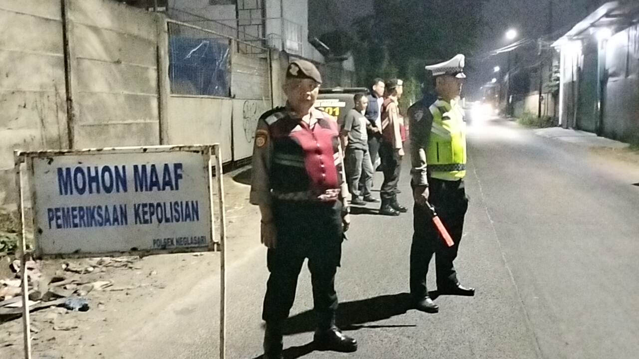 Polsek Neglasari Gelar Patroli Jaga Jakarta, Antisipasi Tawuran dan Kejahatan Jalanan