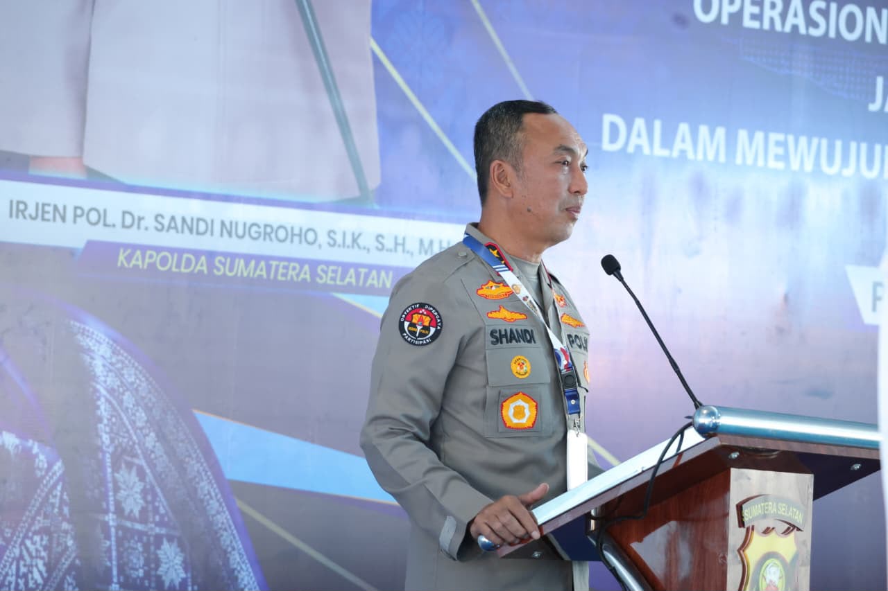 Kapolda Sumsel Pimpin Gelar Operasional, Instruksikan Jajaran Turun langsung ke Masyarakat