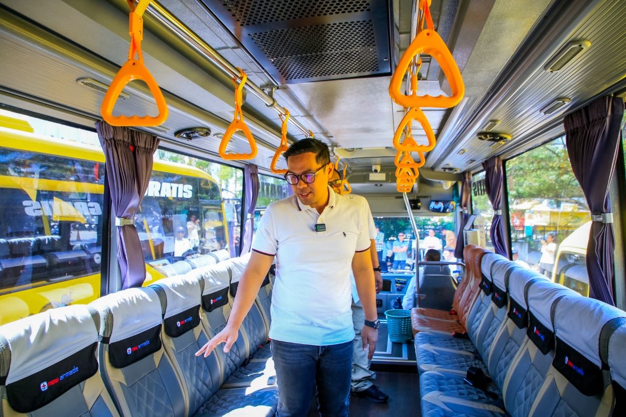 Jelang Hari Pertama Sekolah, Pilar Pastikan Bus Sekolah Gratis Tangsel Siap Beroperasi