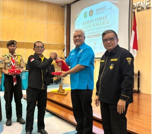Granat Bersinergi dengan BNN menggelar acara Ramah Tamah Pengurus Baru di Aula Pemerintahan Kota Tangerang Selatan 