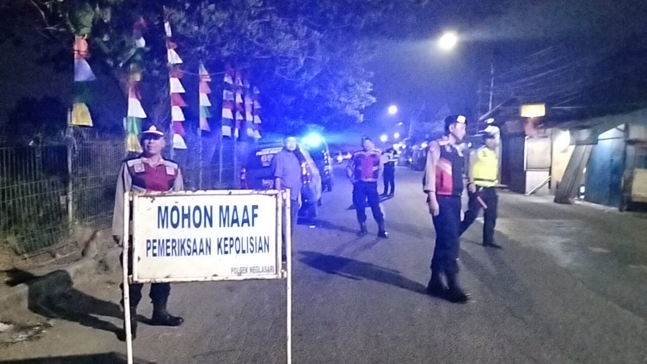 POLSEK NEGLASARI GELAR PATROLI JAGA JAKARTA+, ANTISIPASI TAWURAN DAN KEJAHATAN JALANAN