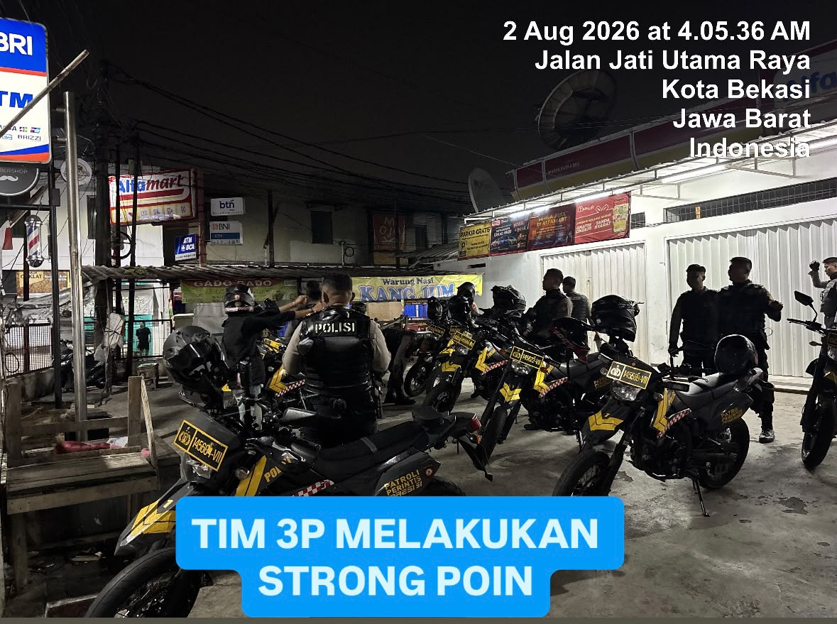 Patroli Perintis Presisi Polda Metro Jaya Gagalkan Aksi Begal, Tiga Pelaku Diamankan di Jaktim