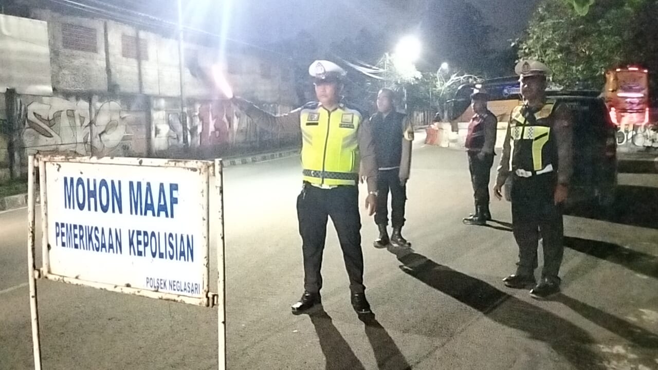 Patroli Jaga Jakarta+ Polsek Neglasari, Razia dan Patroli Mobile Ciptakan Situasi Kamtibmas Kondusif