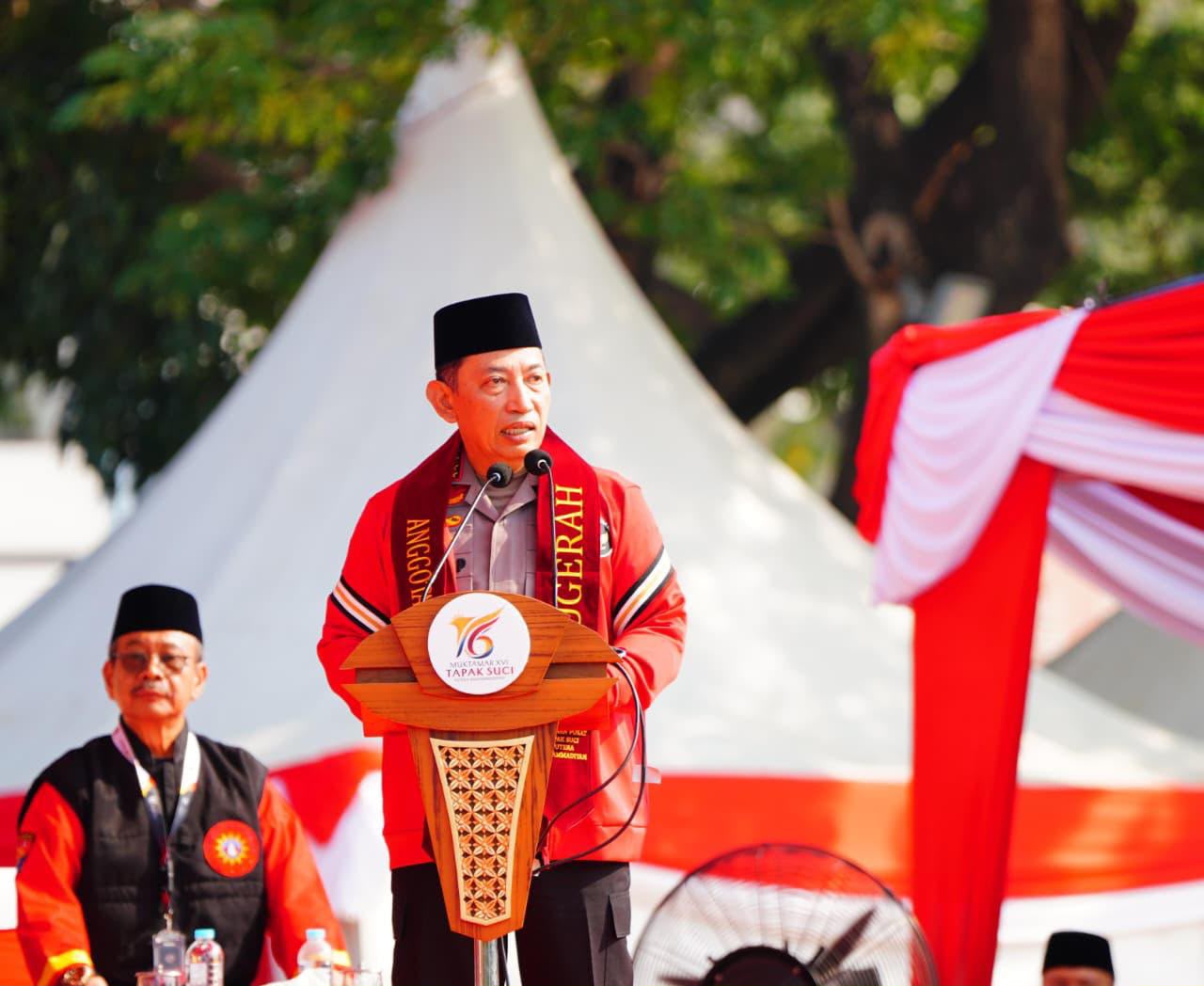 Muktamar XVI Tapak Suci Resmi Dibuka di Semarang, Kapolri Terima Anugerah Anggota Kehormatan