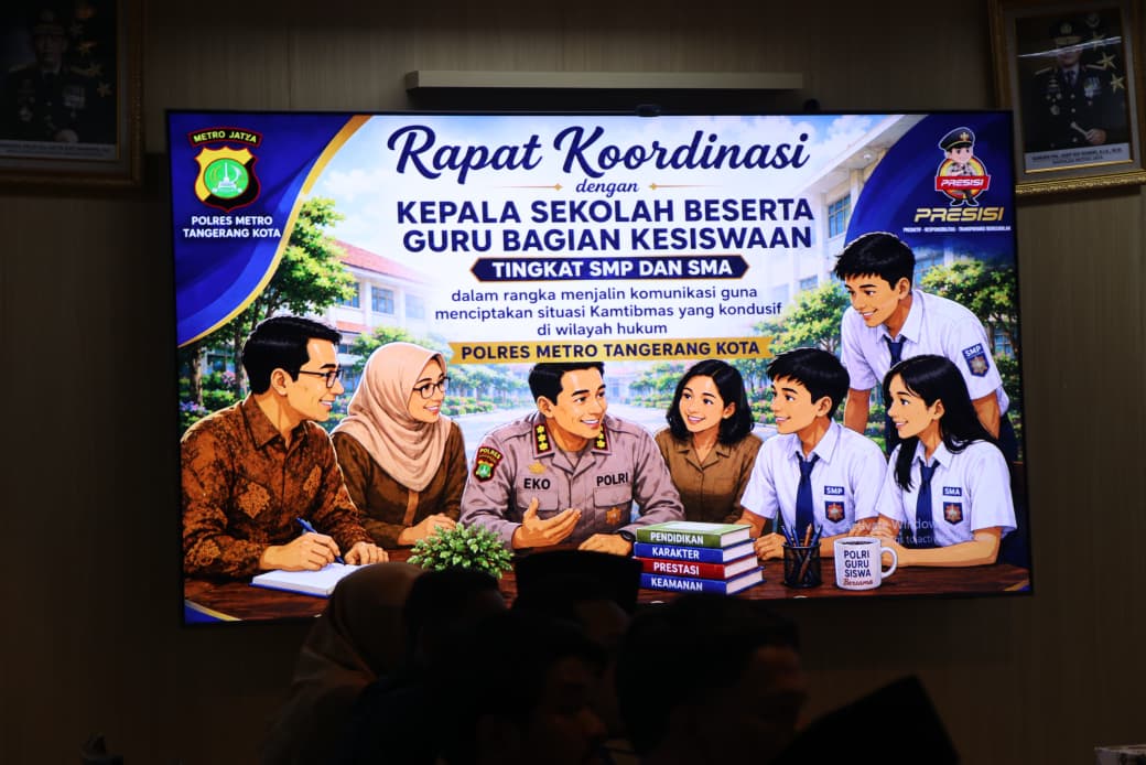 Cegah Tawuran Pelajar, Polres Tangerang Kota Gandeng Guru: “Jangan Labeli Anak Nakal”